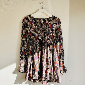FREE PEOPLE Stealing Fire Mini Dress